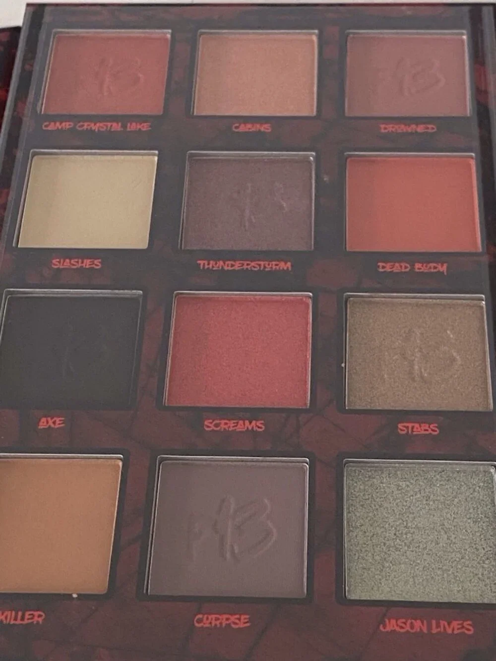 Taste Beauty Friday The 13th Eyeshadow Palette 12 Shades Glow In The Dark Cover